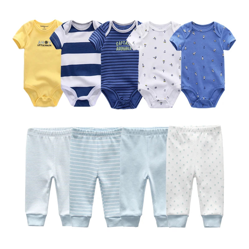 Baby Boy & Baby Girl Bodysuit Set