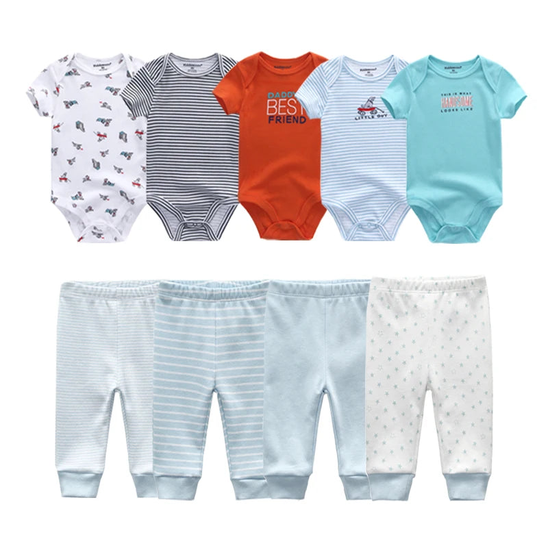 Baby Boy & Baby Girl Bodysuit Set