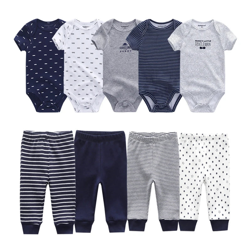 Baby Boy & Baby Girl Bodysuit Set