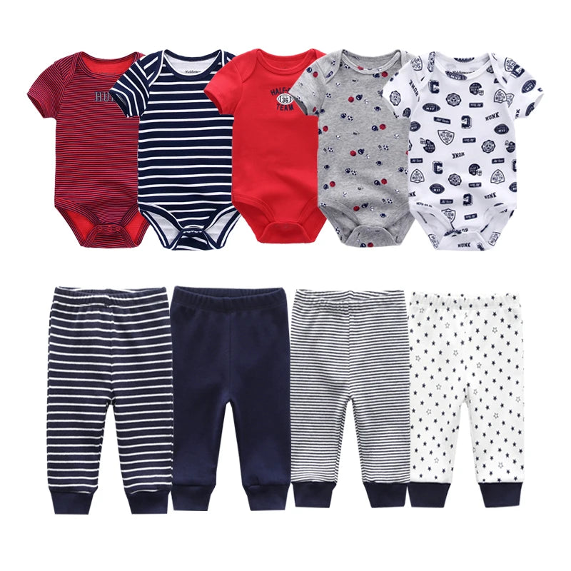 Baby Boy & Baby Girl Bodysuit Set