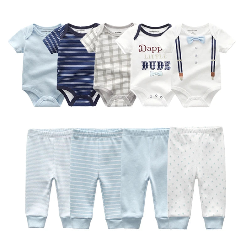 Baby Boy & Baby Girl Bodysuit Set