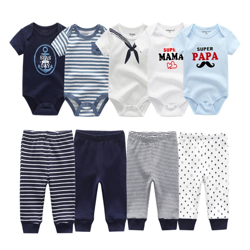 Baby Boy & Baby Girl Bodysuit Set