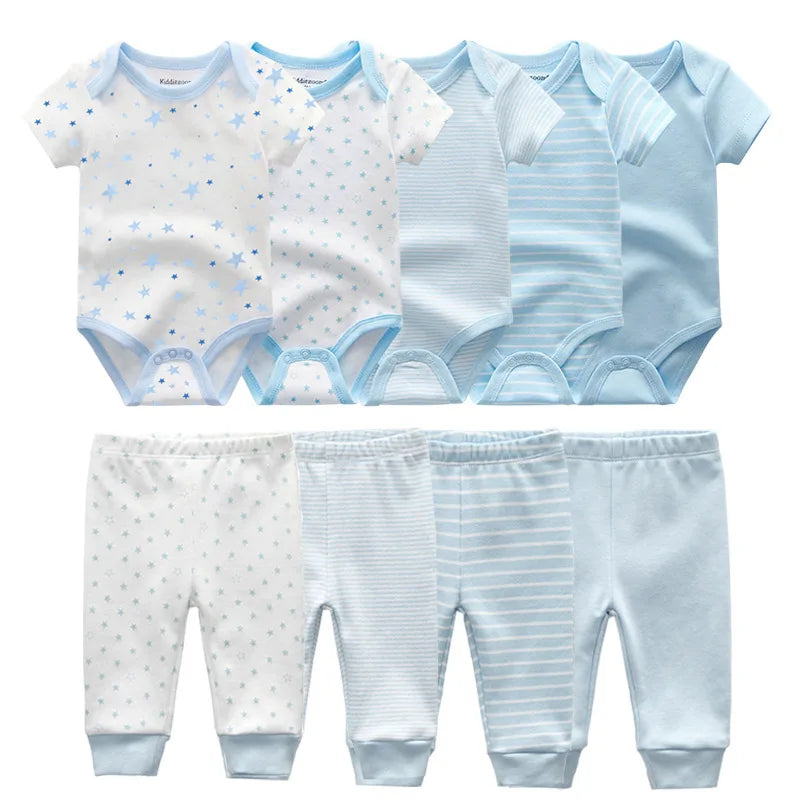 Baby Boy & Baby Girl Bodysuit Set