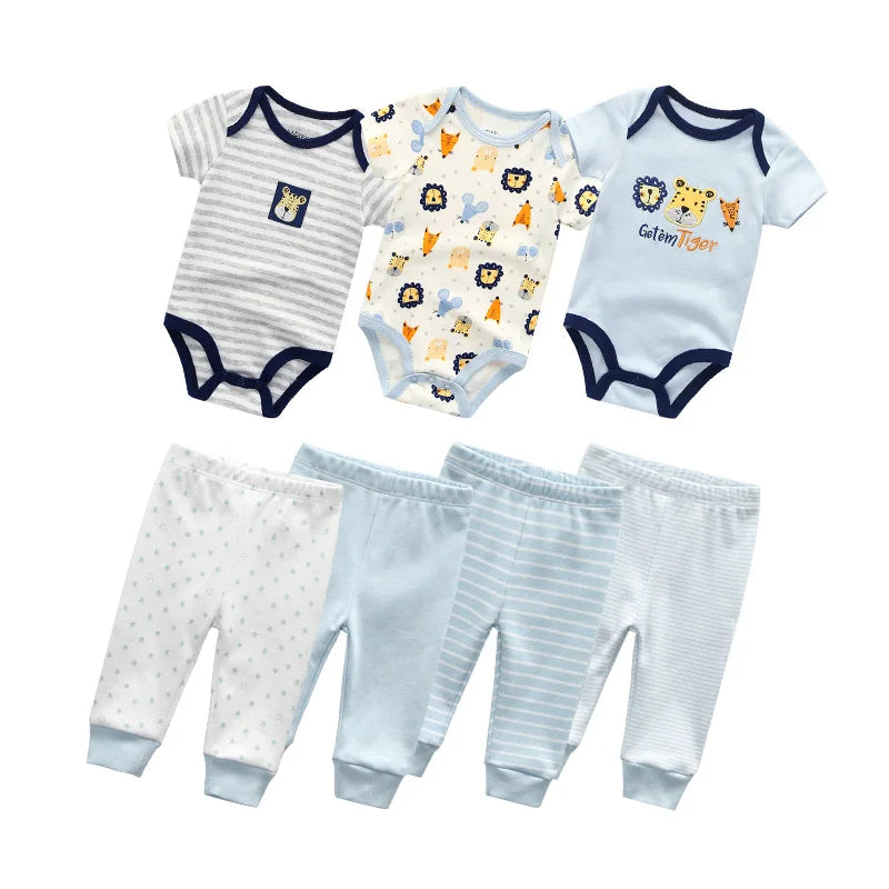 Baby Boy & Baby Girl Bodysuit Set