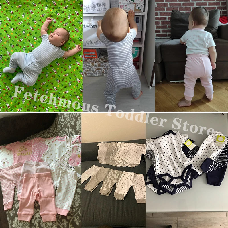 Baby Boy & Baby Girl Bodysuit Set