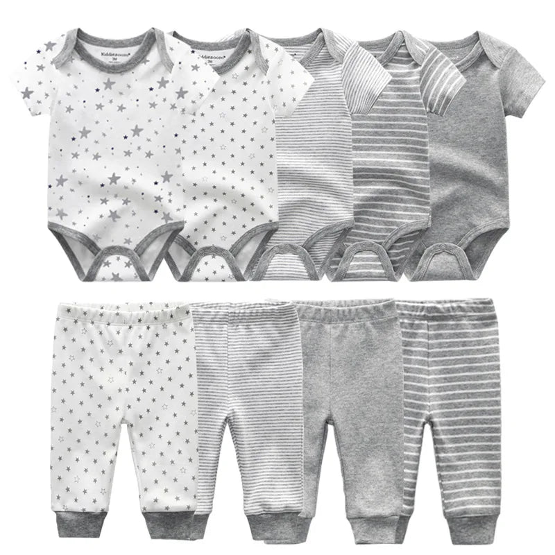Baby Boy & Baby Girl Bodysuit Set