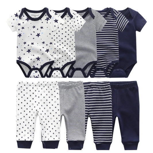 Baby Boy & Baby Girl Bodysuit Set